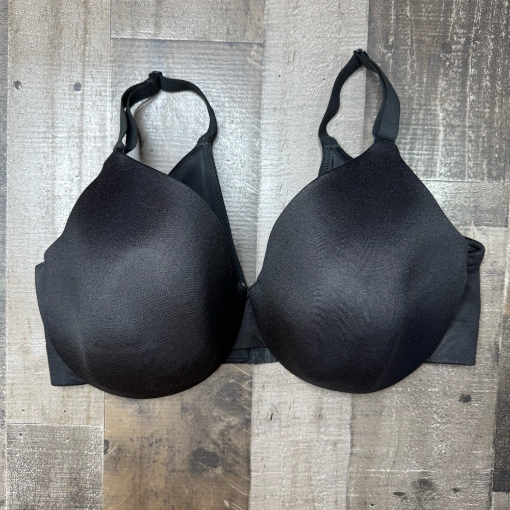 Cacique Black Lightly Lined Full Coverage Underwire Bra 40DDD